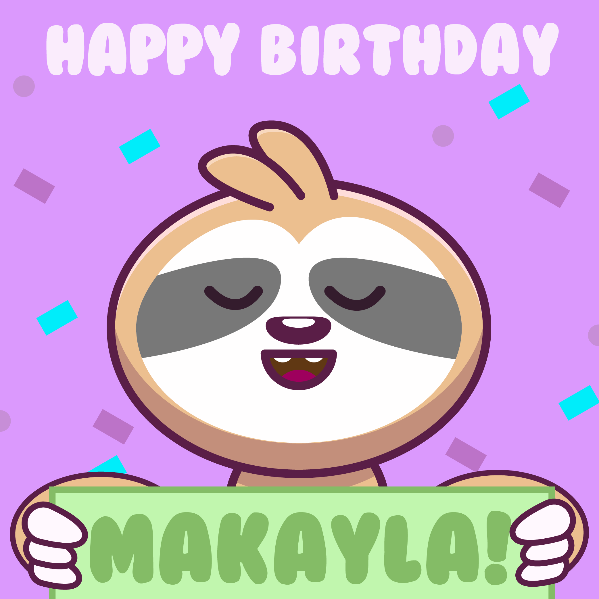 Sept 19 Makayla Sloth 01